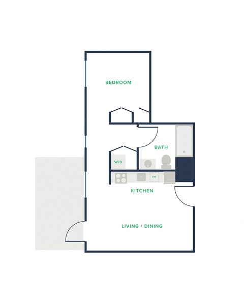 bedroom floor plan | the social at stadium walk apartment homes for rent in ft collins co